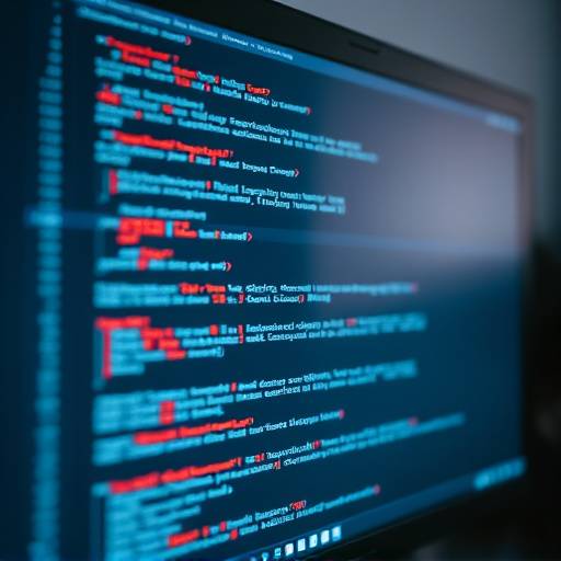 Image illustrative du cours de d√©veloppement web montrant un √©cran d'ordinateur avec du code HTML.